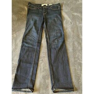 Hollister Jeans Womens Size 7R W28 L31 Skinny Low Rise Blue Lightly Worn